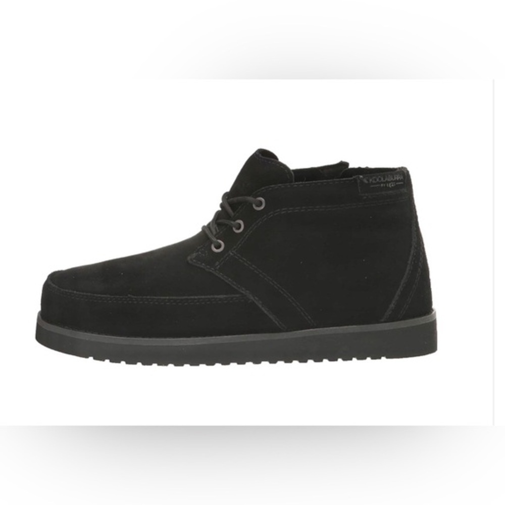Koolaburra by UGG Asaiah Black lace up faux fur lined rugged sole‎ Boots size 9